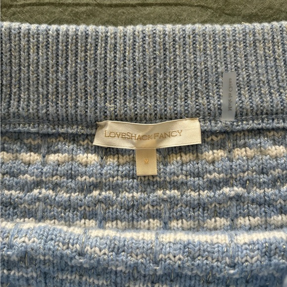 LoveShackFancy Light Blue Callington skirt - Picture 7 of 9